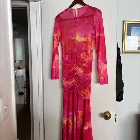 Vibrant Tie-Dye Maxi Dress - Picture 4 of 7